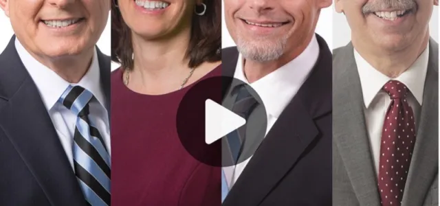 a thumbnail for a video with four people. The text says "IRA = IOU to the IRS: Watch the 2-Minute Trailer from America's IRA Experts"